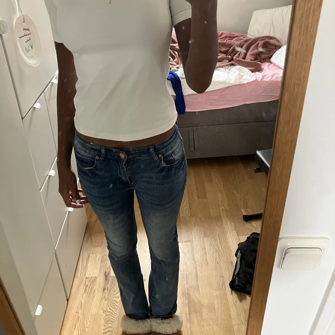 Low waist flare jeans - 91