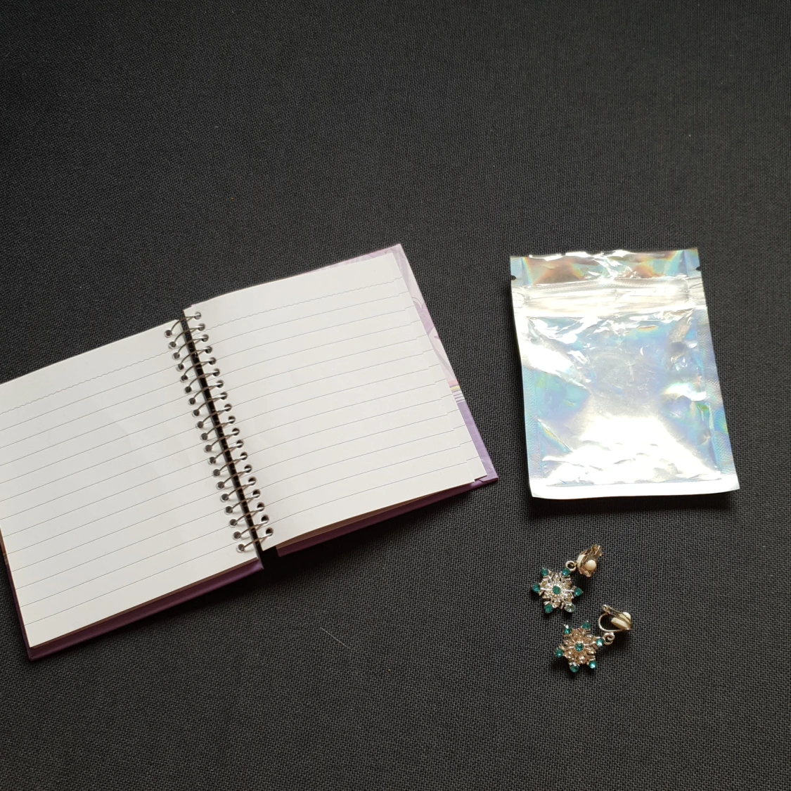 Block och klipps örhängen  - 91