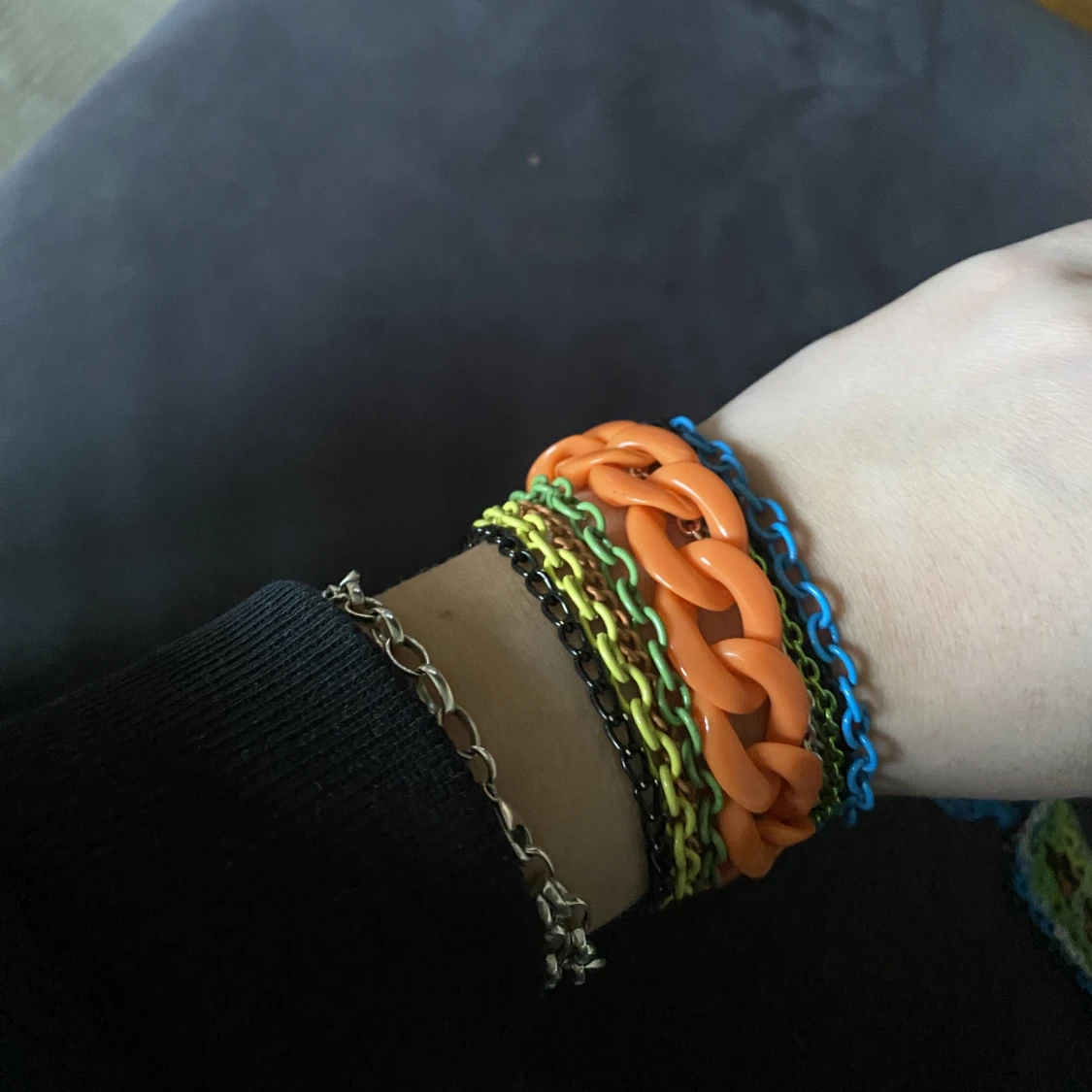 Retro armband+halsband - 90