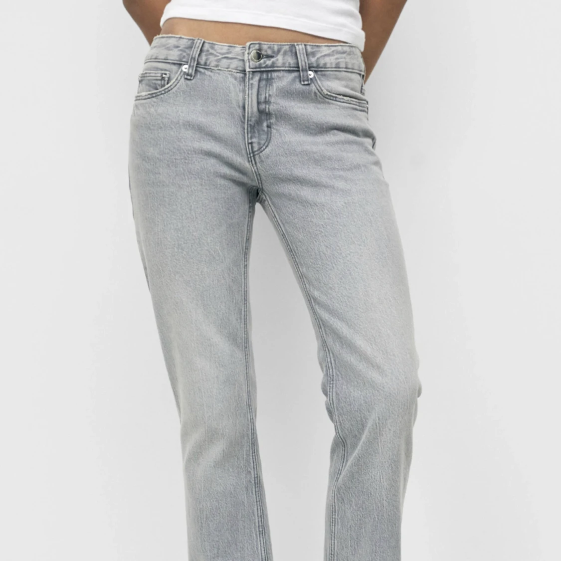 Pull&bear jeans slim fit grey - 90