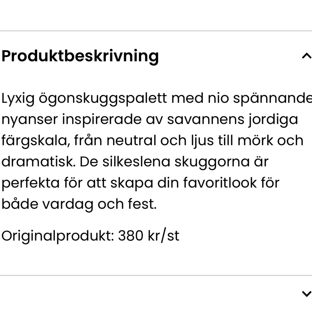 Säljer den här fina ögonskuggspaletten från steve laurant, den är aldrig använd eller testad🤍Orginalpris: 380kr, säljer för 70kr pris kan diskuteras‼️EJ FRI FRAKT‼️. Övrigt.