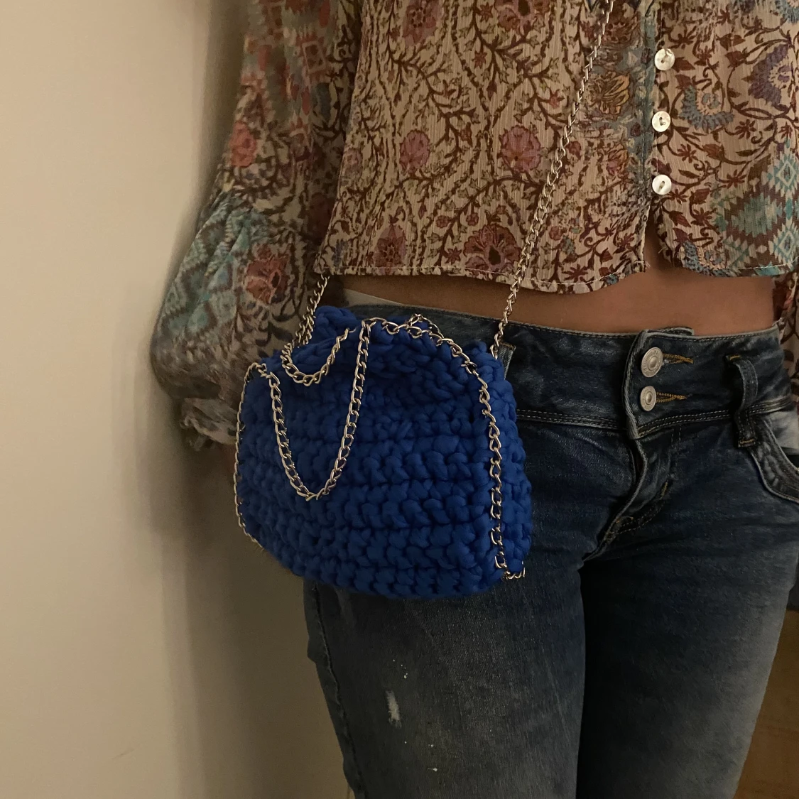 Virkad Stella McCartney liknade väska