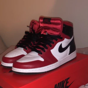 Jordan 1 High Satin Snake - Säljer Jordan 1 high i modellen ”Satin Snake” mycket sparsamt använda! Storlek 42. Box samt extra snören medföljer! Pris kan diskuteras vid smidig affär!
