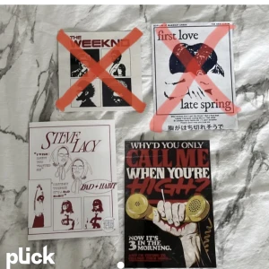 Posters - Band/artist posters, the weeknd, arctic monkeys, steve lacy, mitski 🫶 1 för 15 alla 4 för 50 ⭐️ säljer massa liknande! ❗️de markerade är sålda❗️
