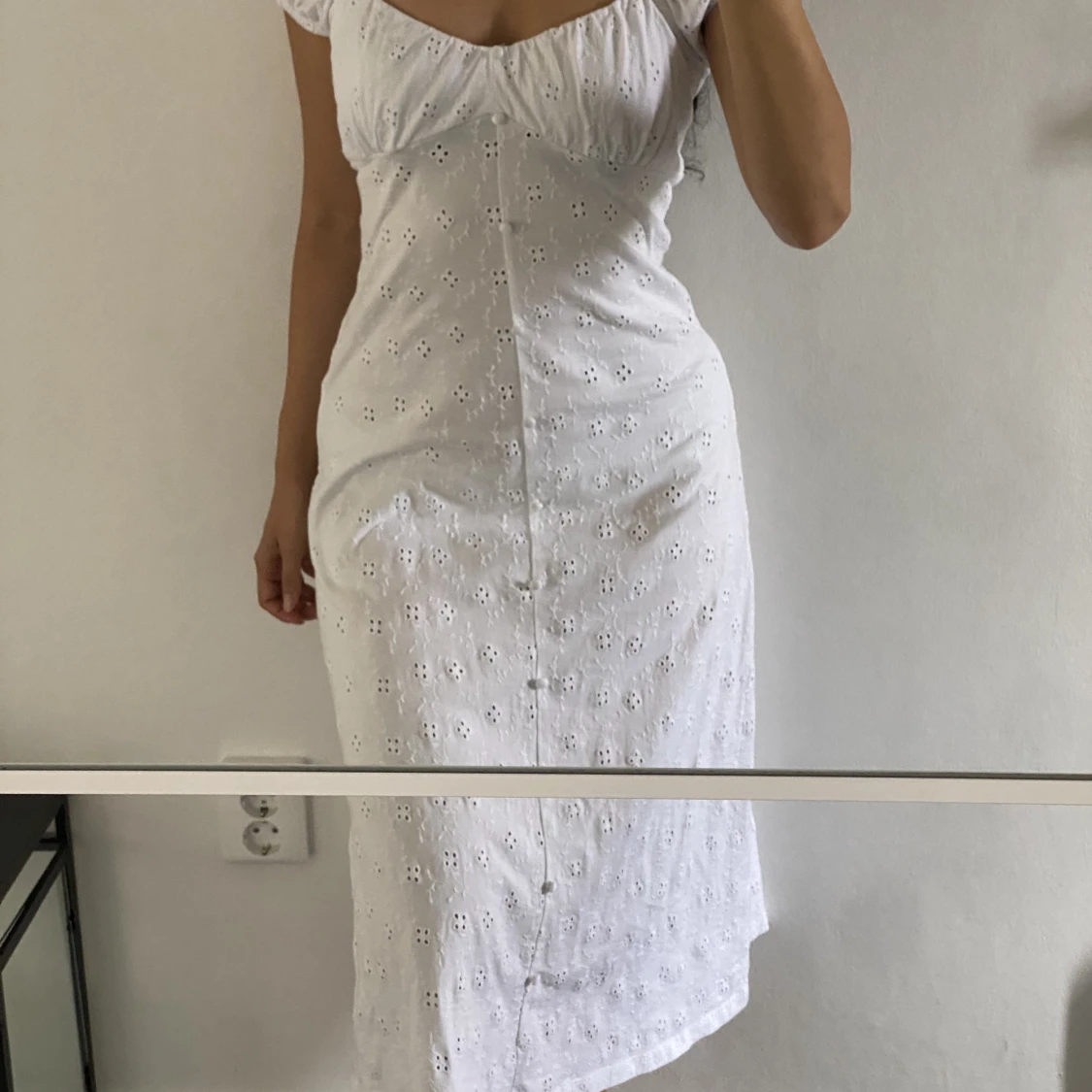 Vit klänning  - 90