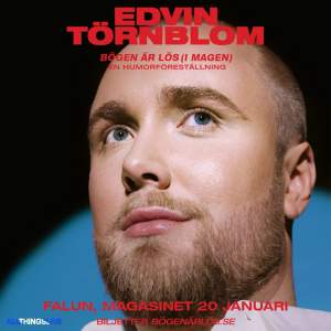 2 Biljetter till Edvin Törnbloms show på Rival 28/10. Båda biljetterna för 700kr