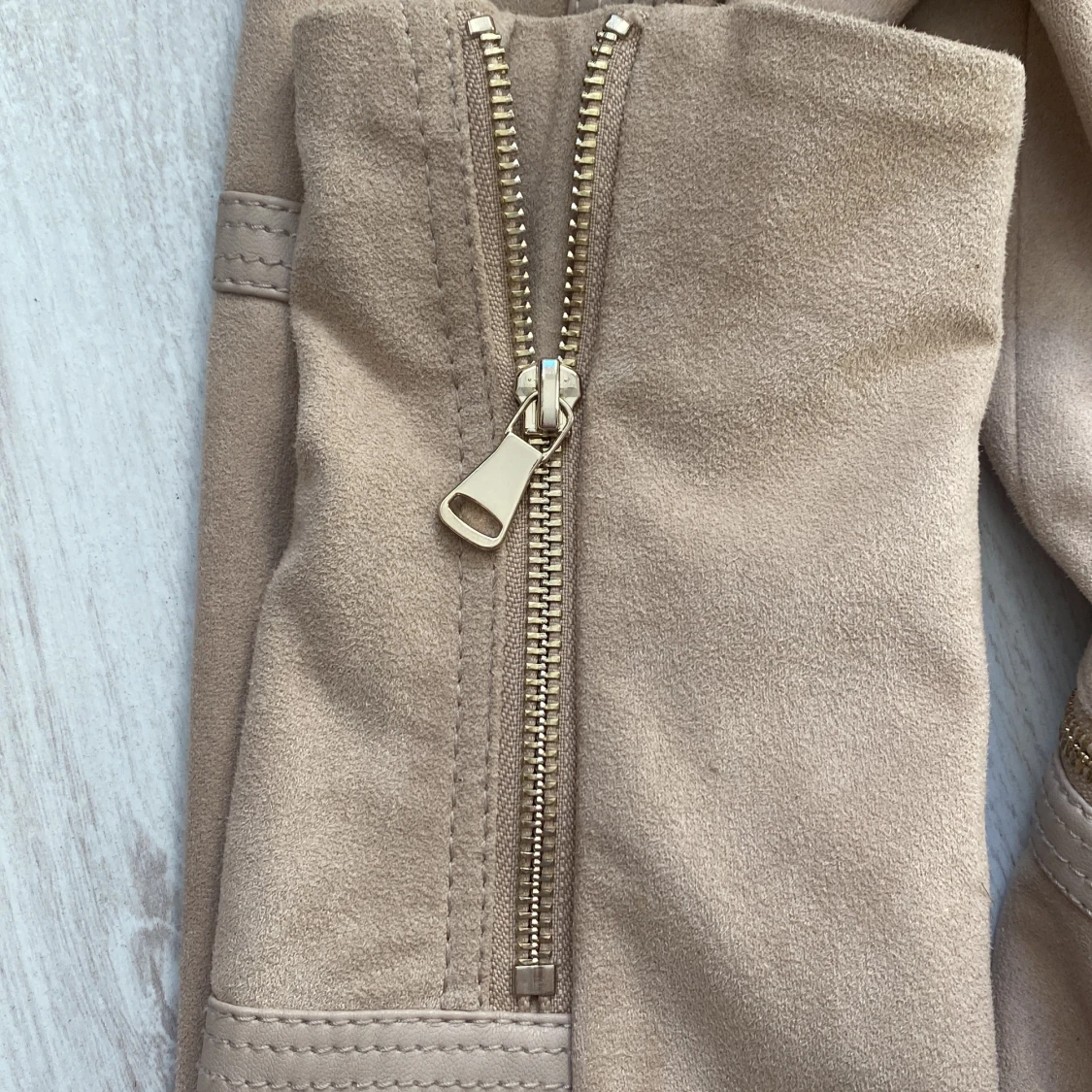 Vårens finaste Skinnjacka beige ! - 91