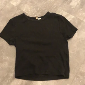 Svart tshirt  - En svart T-shirt som är  slutar nere vid magen Använder inte pga att jag tycker den sitter lite för kort