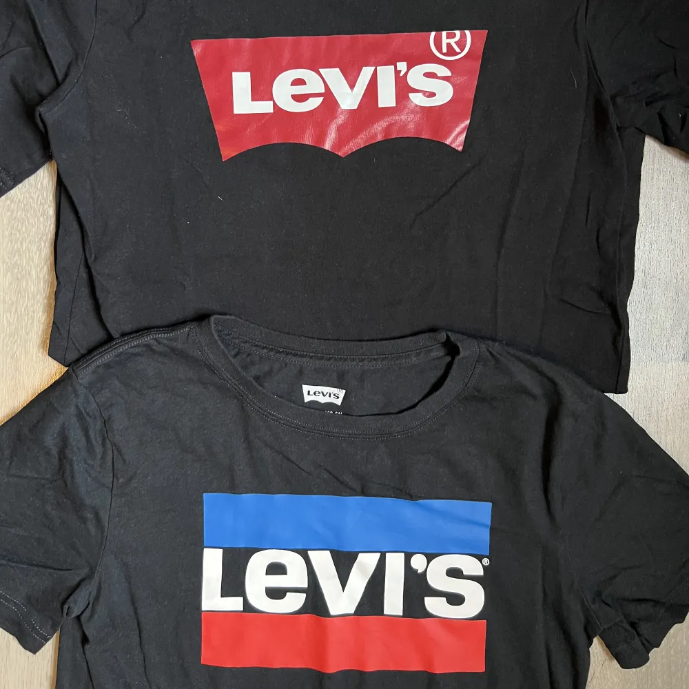 Dessa T-shirts är använda några få gånger och säljes tillsammans för 200kr. Är köpta på kids brandstore och är unisex.. T-shirts.