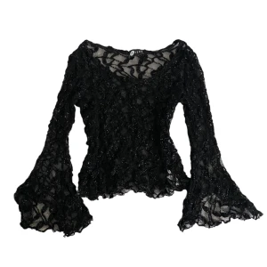 Svart glitter tröja  - Storlek L men passar S och M. Kontakta vid intresse <3 