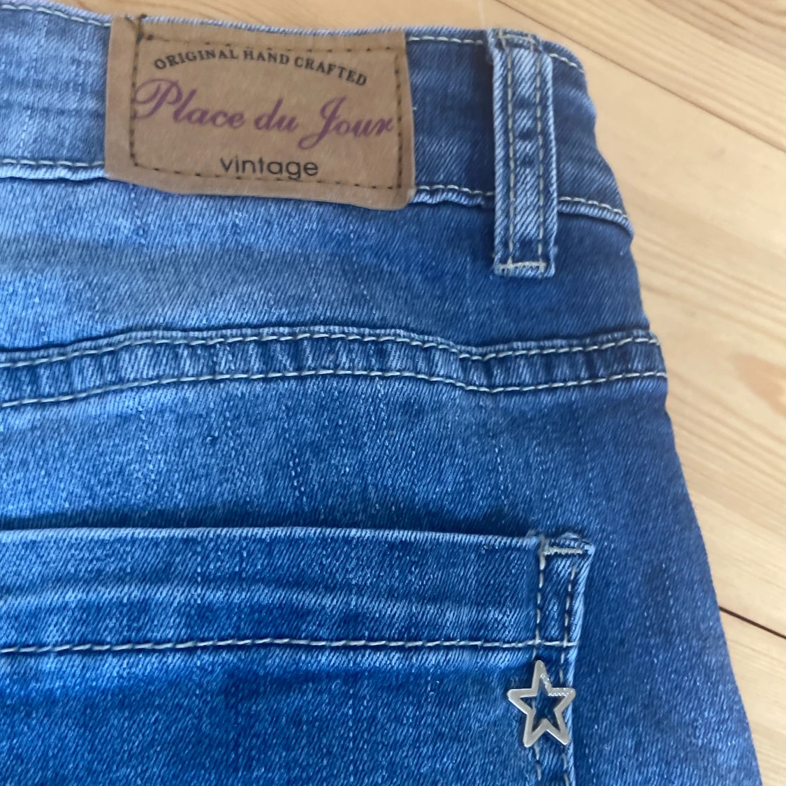 Blå vintage jeans - 91
