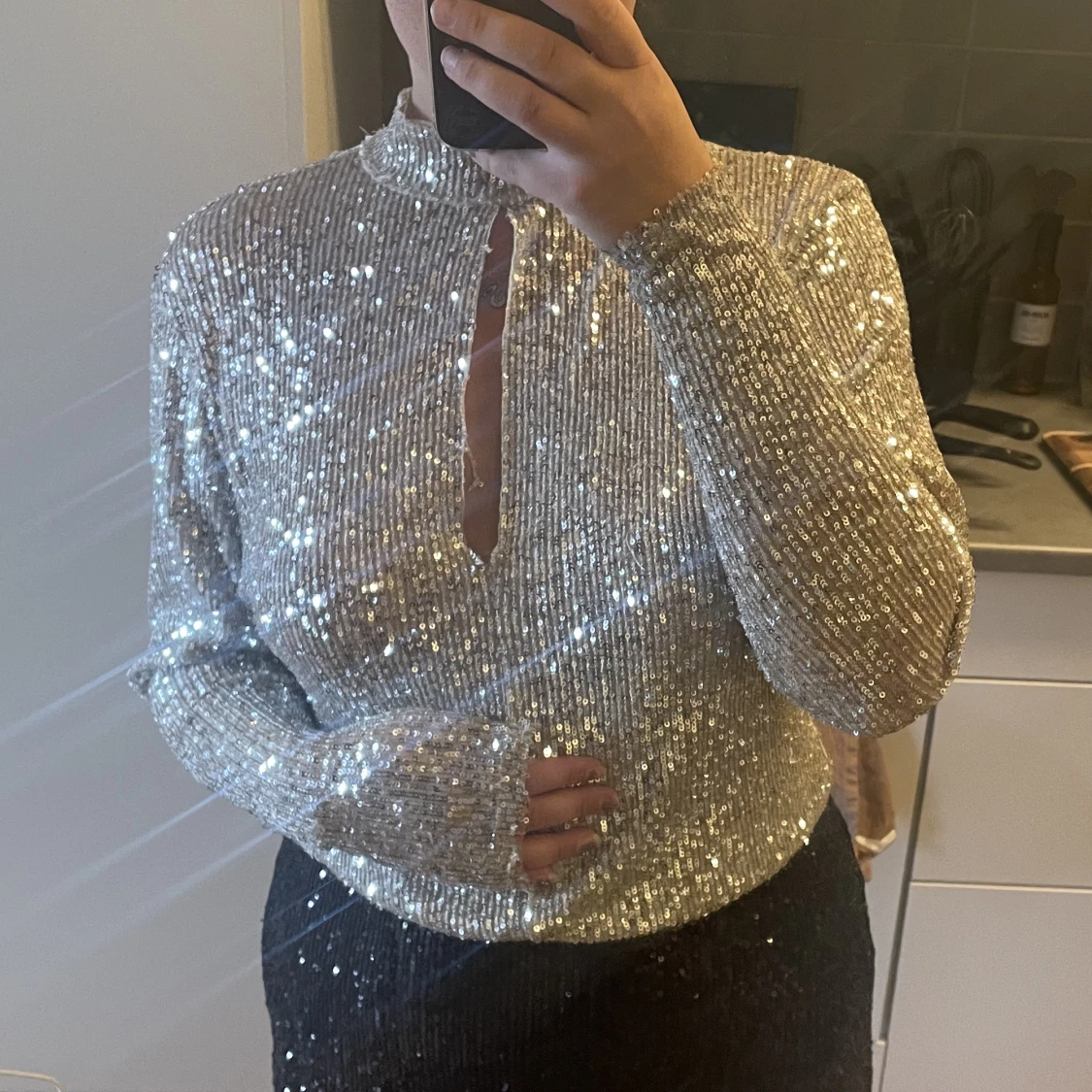 Glitter topp Zara - 90