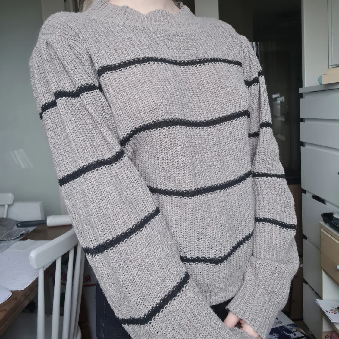 Stickad tröja