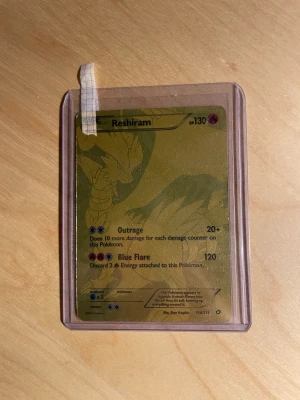 Pokemon kort - Golden Reshiram - Legendary Treasures Reshiram 114/113