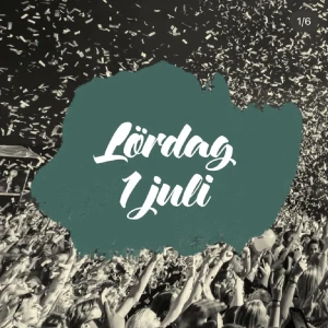 City festivalen  - säljer två biljetter för lördagen