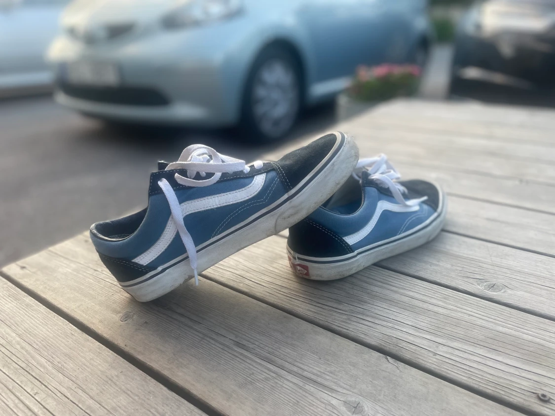 Vans skor, blå o svart