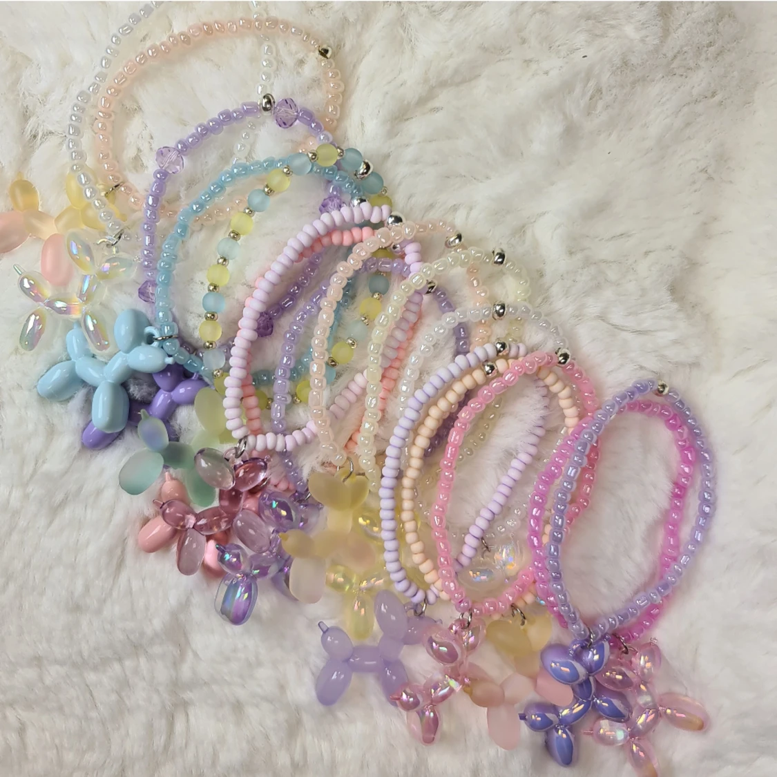 Kawaii armband med ballonghund 
