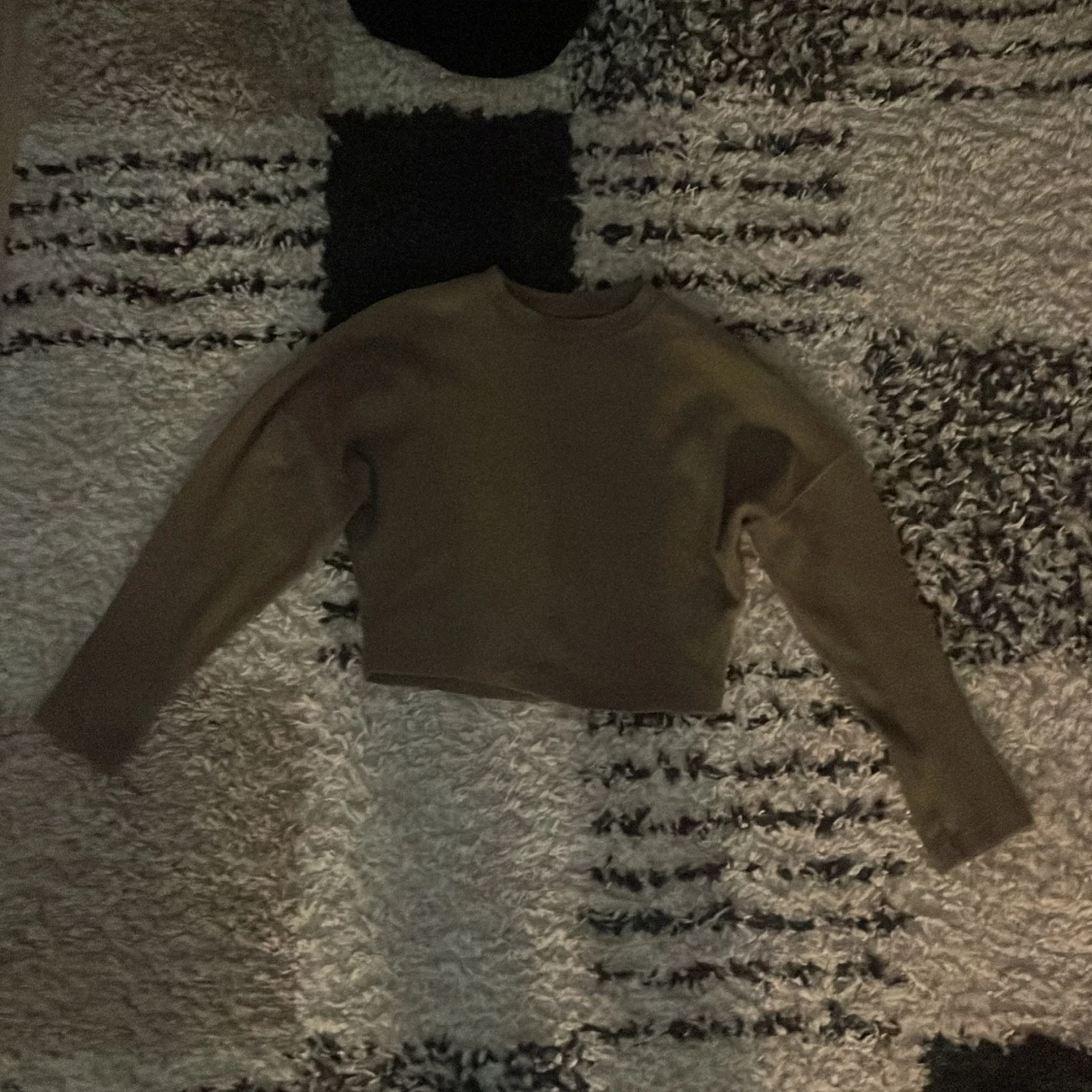 Brun stickad tröja Gina tricot 