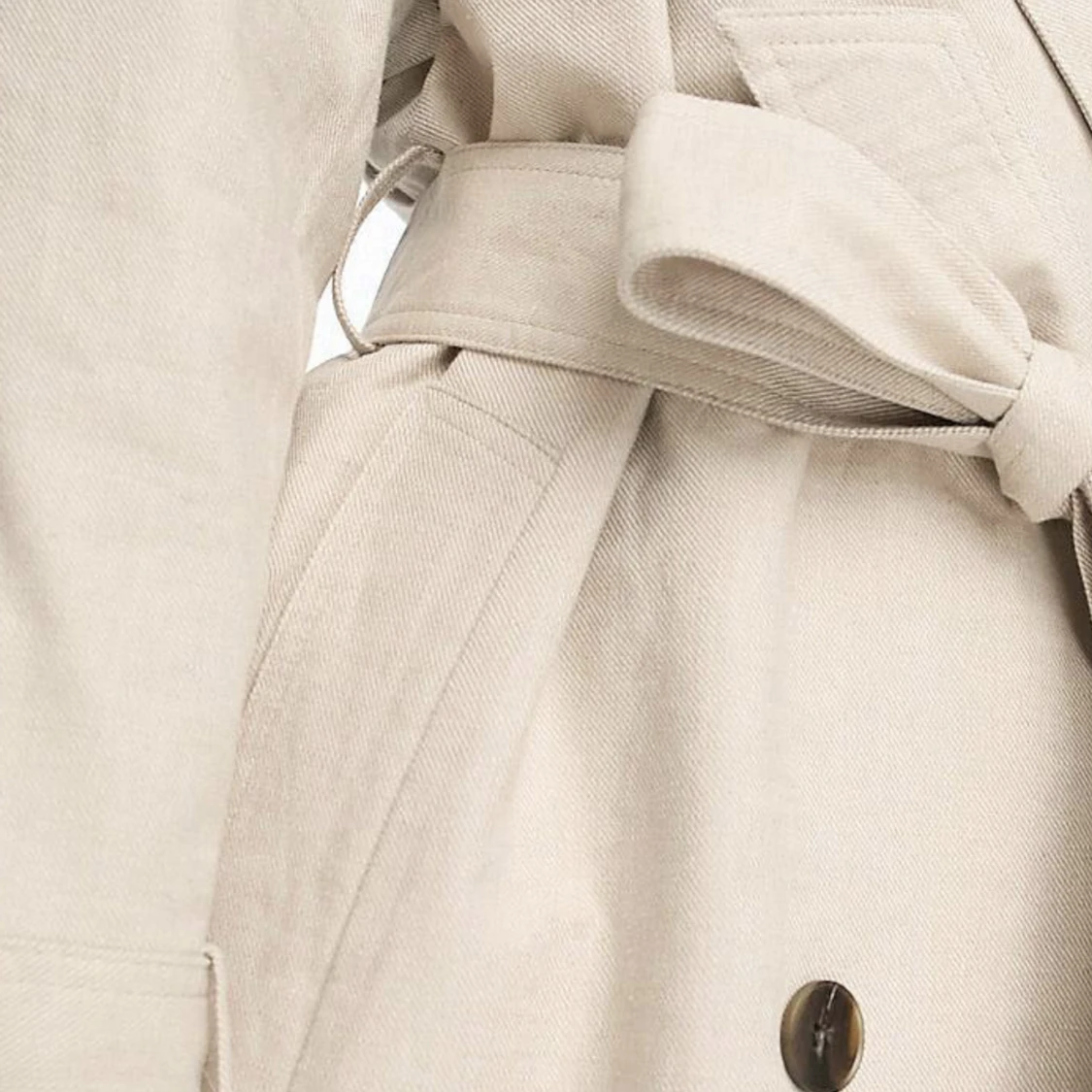 Trenchcoat i linneblandning  - 90