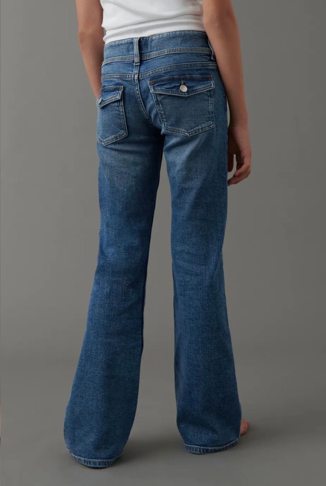 Flare pocket jeans