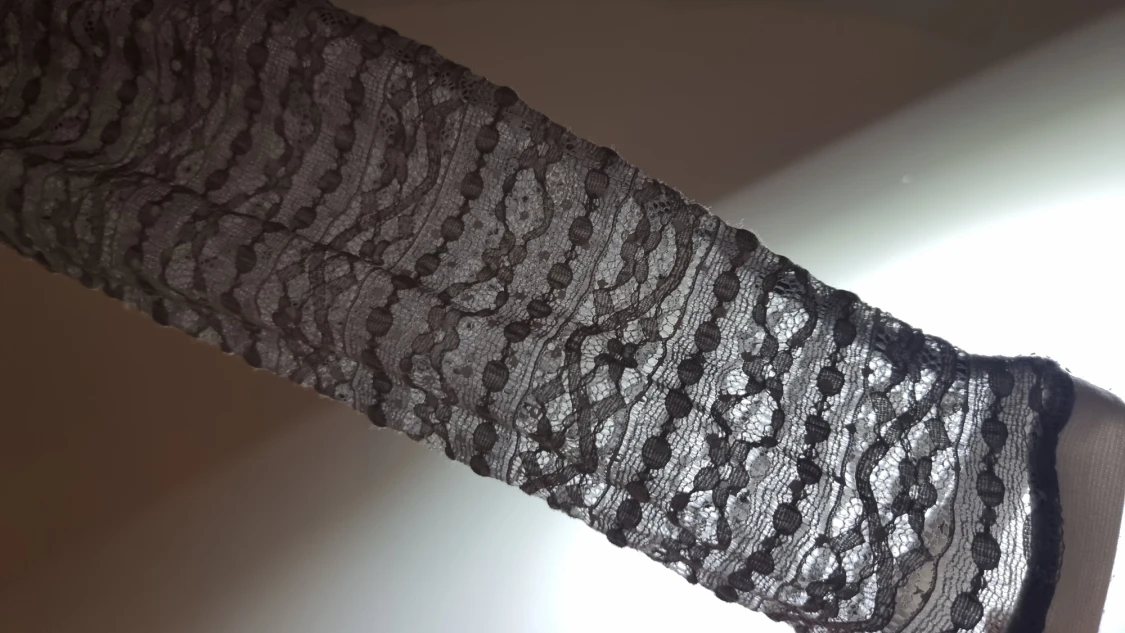 Långärmad spetstopp. - 90