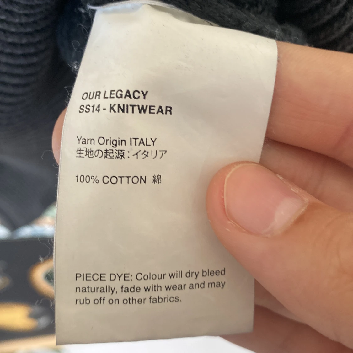 Grå stickad tröja från Our Legacy - 91