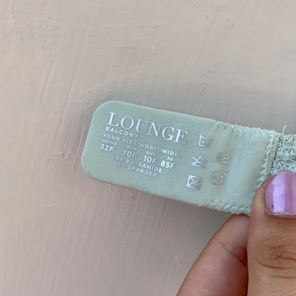 Lounge bh, mintgrön - 91