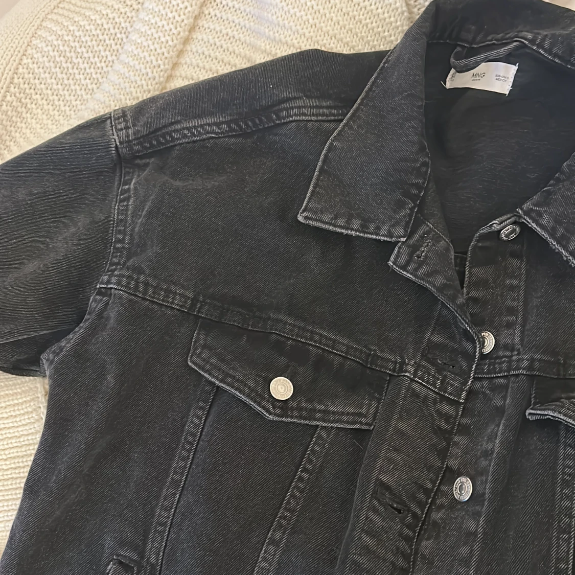 Svart jeans jacka  - 91