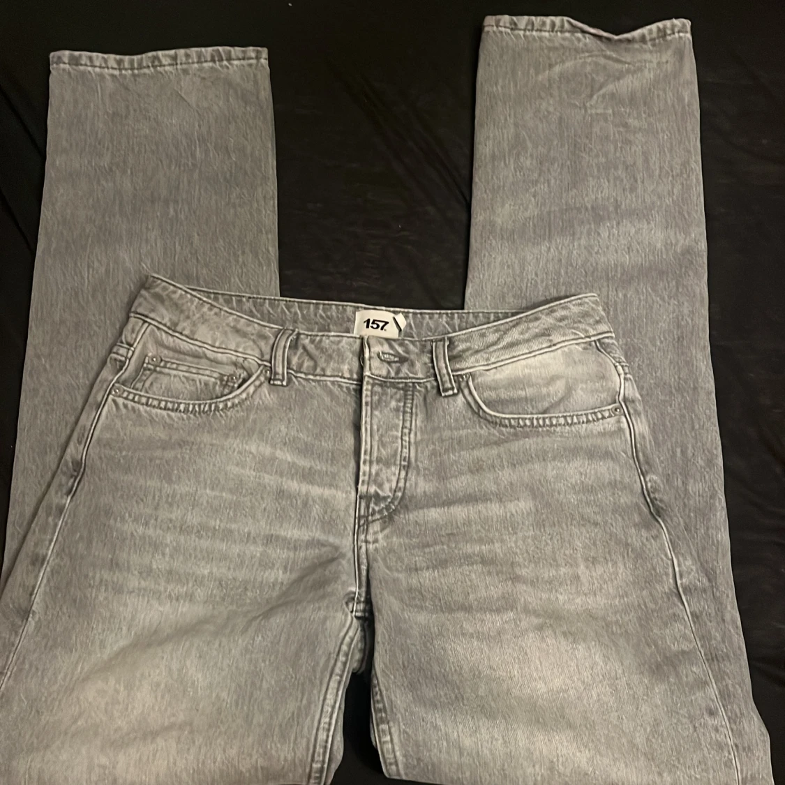 Gråa baggy jeans - 90