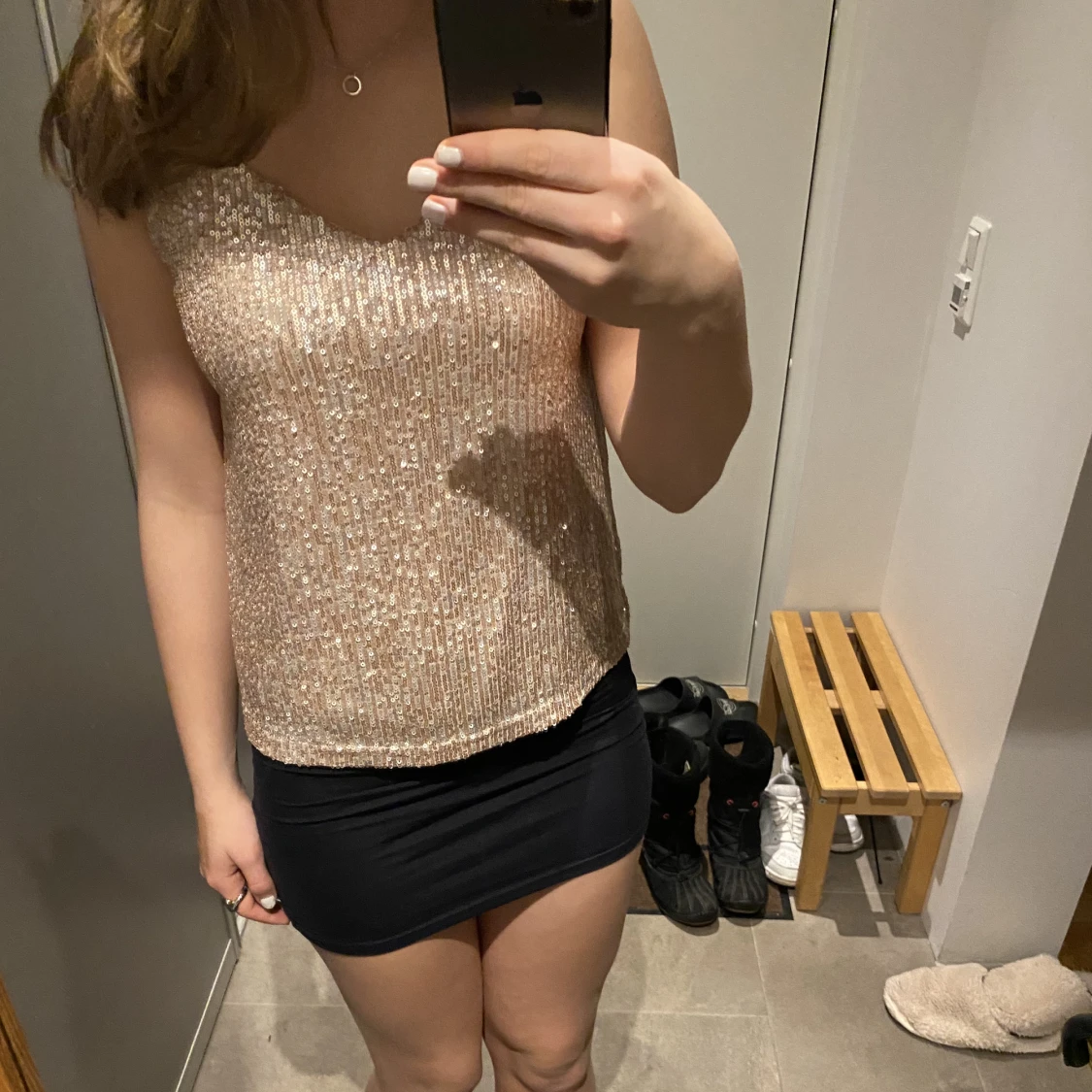 Glittrigt linne - 90