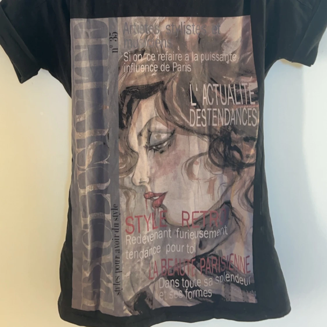 T-shirt med tryck - 90