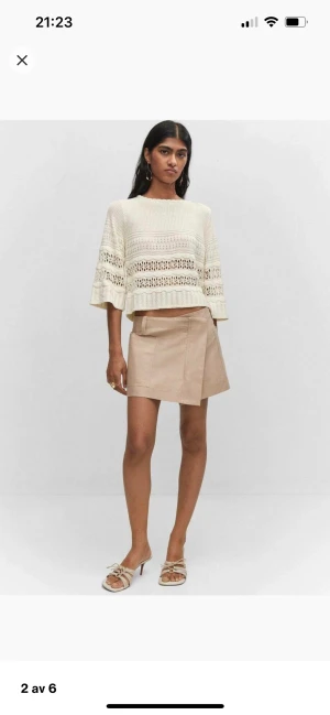 Stickad tröja mango - Snygg stickad tröja med trekvartslånga ärmar🤩 Endast använd en gång, nypris 379 kr