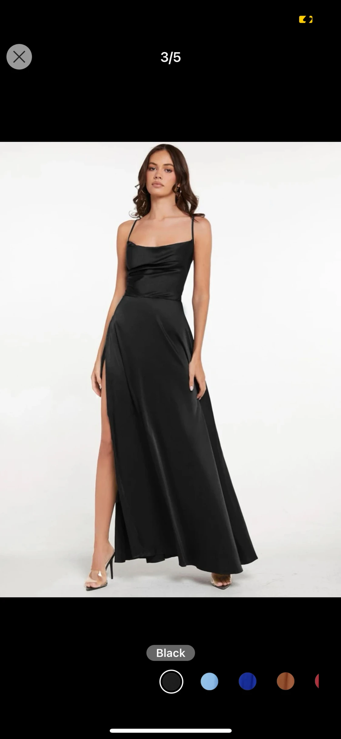 Satin klänning  - 90