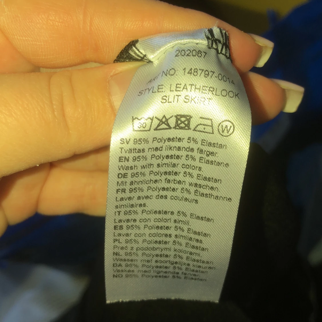 Skinn kjol fejk - 91