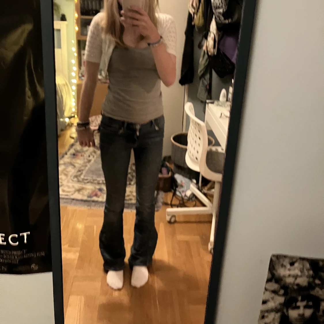 bootcut lowrise jeans