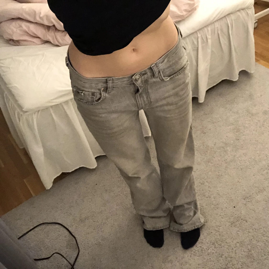 Lågmidjade jeans  - 90
