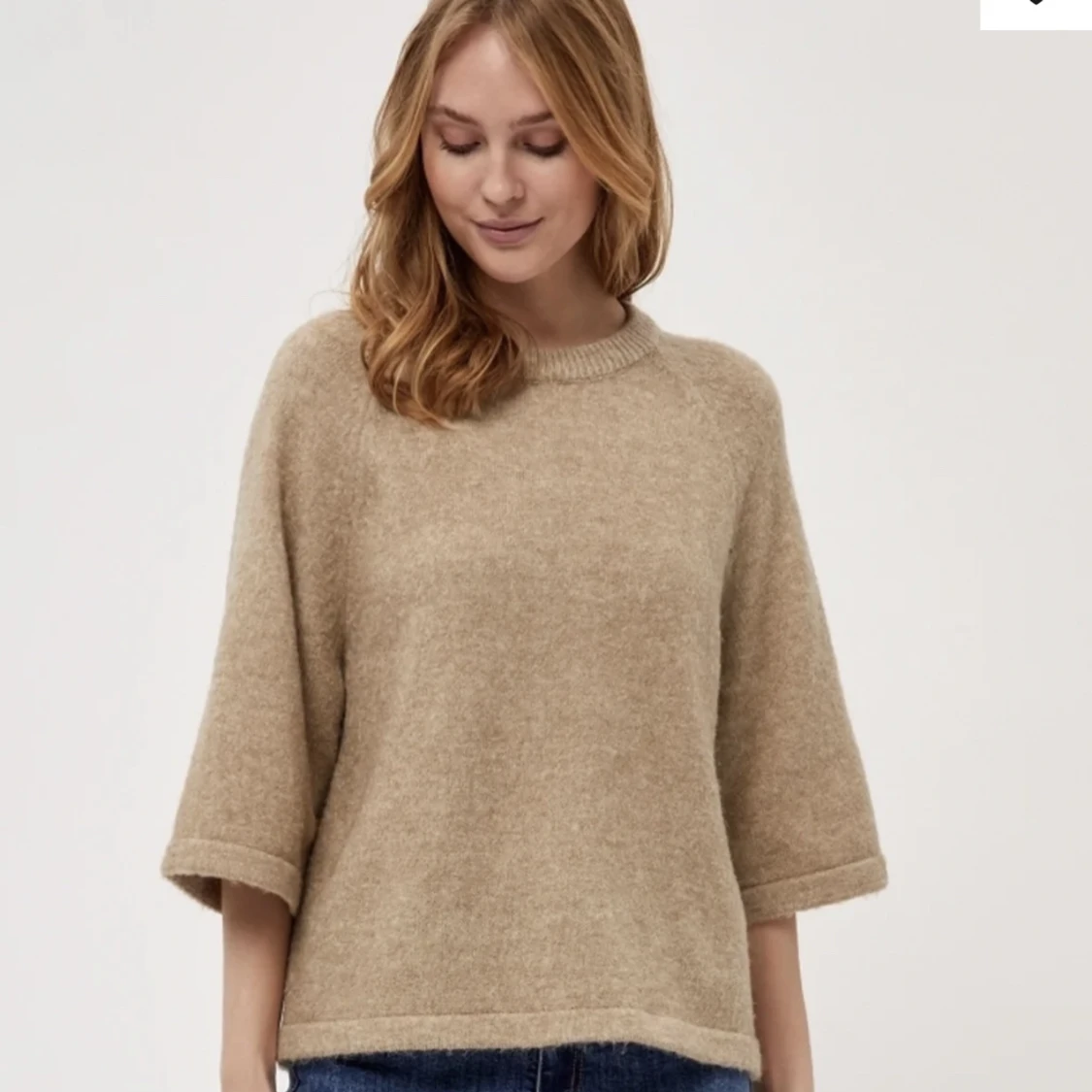 3-4 sleeve stickad tröja Desires