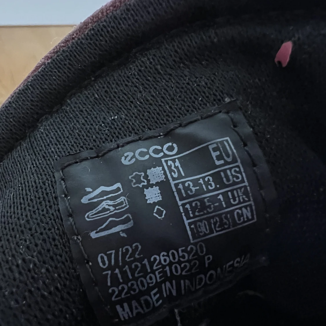 Röda Ecco GoreTex vinterskor 31 - 91