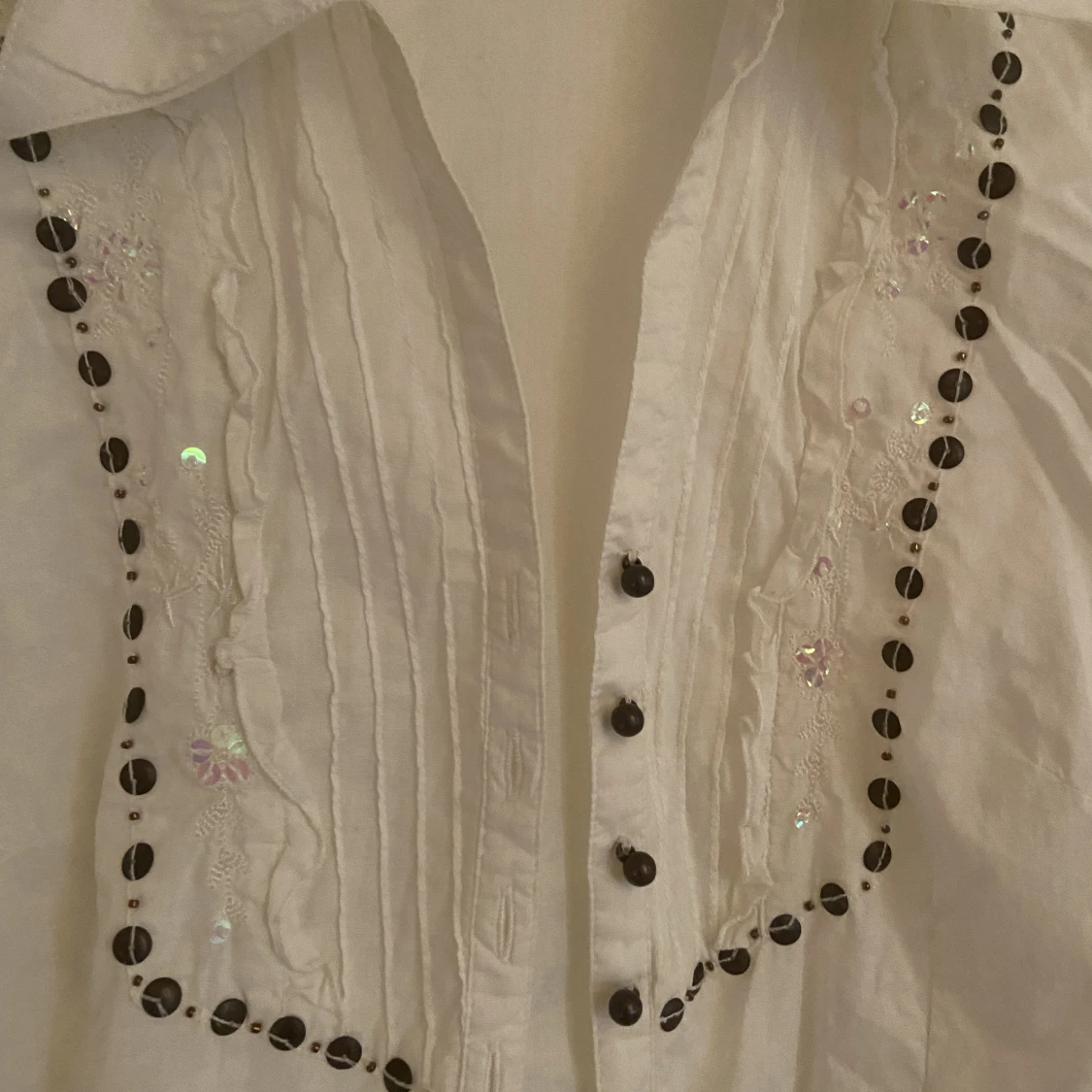 Skjorta med paljetter - 90