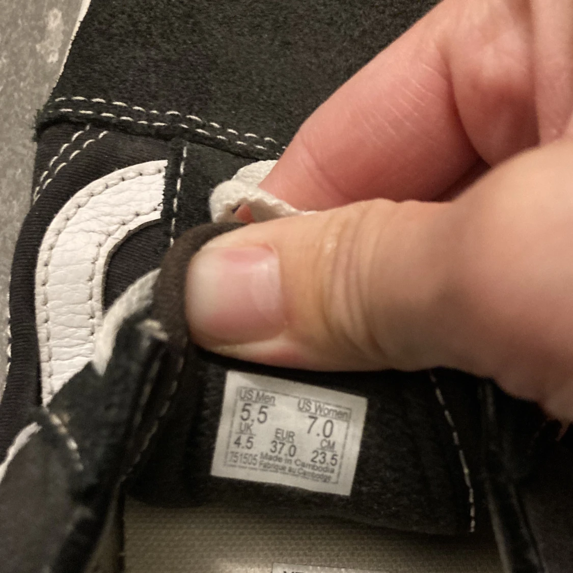 Svarta Vans skor - 91