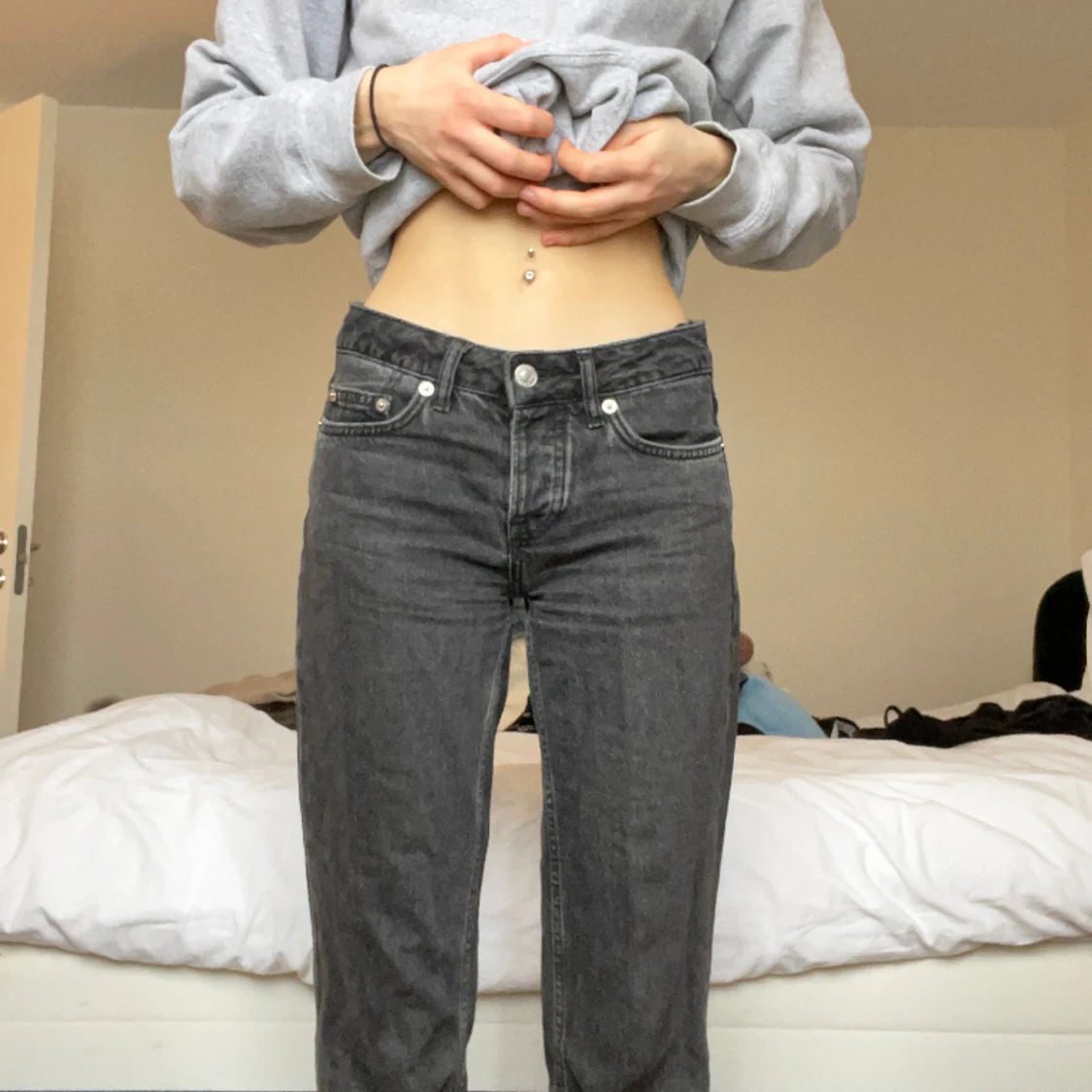 snygga lågmidjade jeans