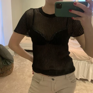 Randig Mesh tröja  - Populär tröja från zara i Mesh tyg 