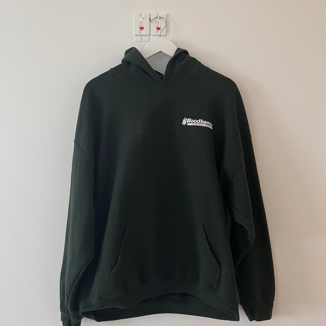 Mörkgrön Hoodie