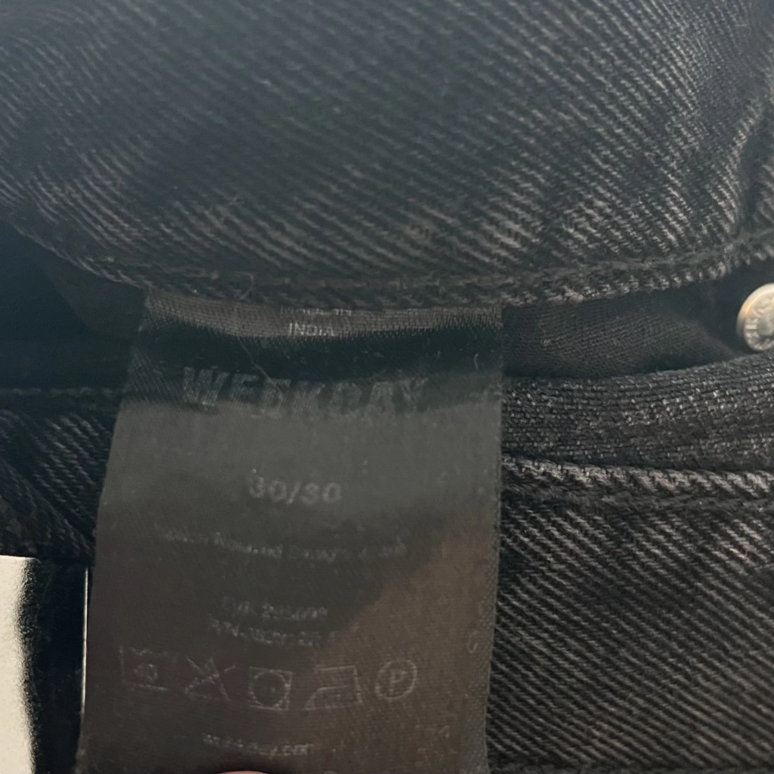 Weekday Space Jeans Svarta - 91