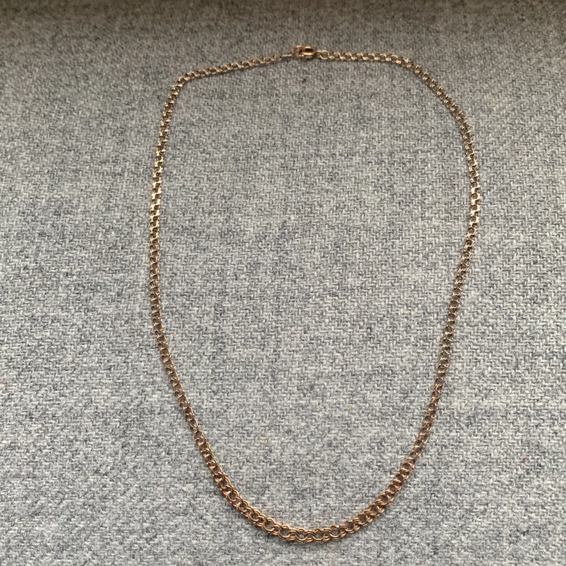 Bismarck halsband 14k guld 43cm långt 6g+
