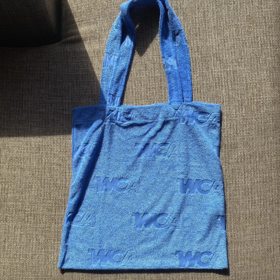 blå totebag