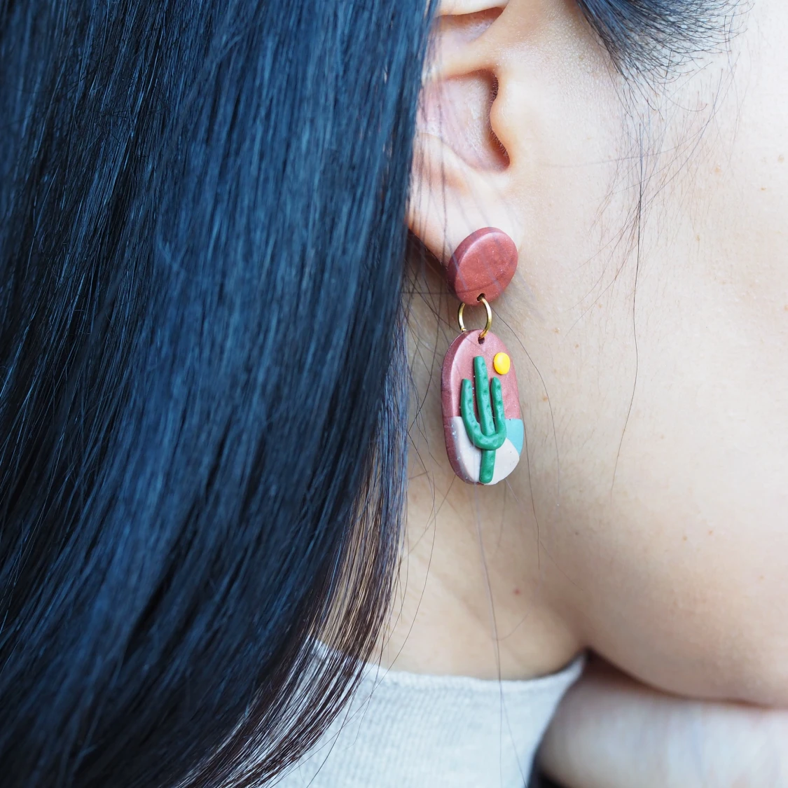 Handgjorda örhängen earrings - 91