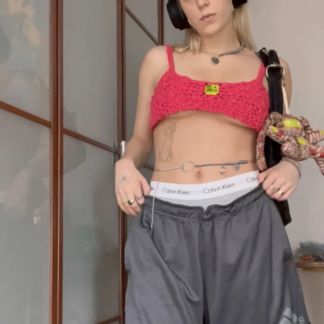 Upcycled crochet top💖♻️ - 90