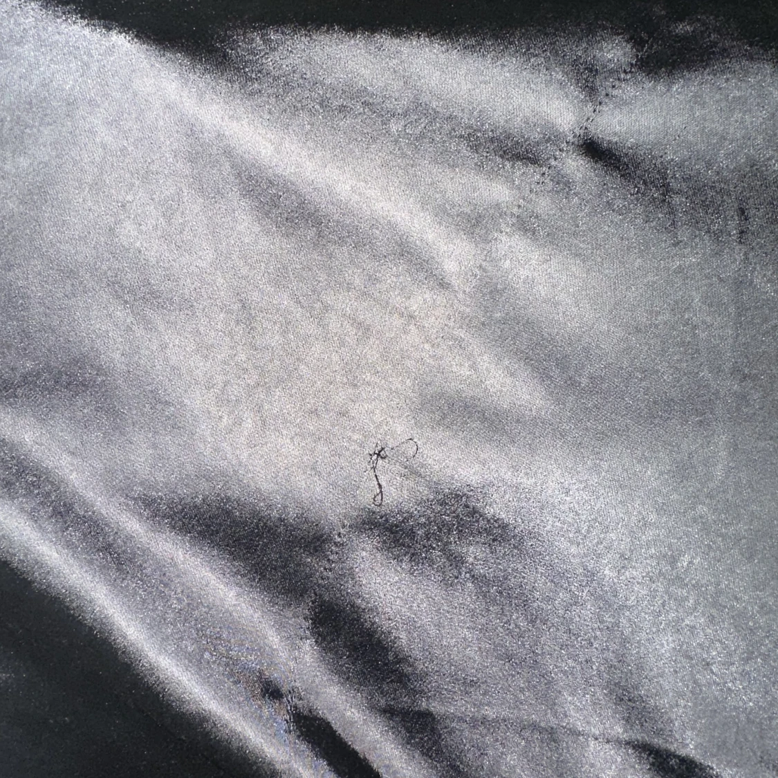 Svart silkesklänning - 91