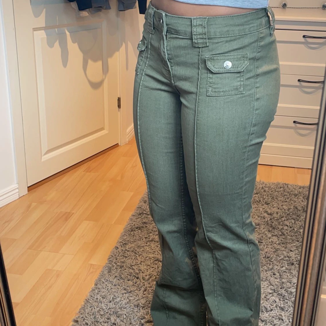 Gröna H&M byxor - 91